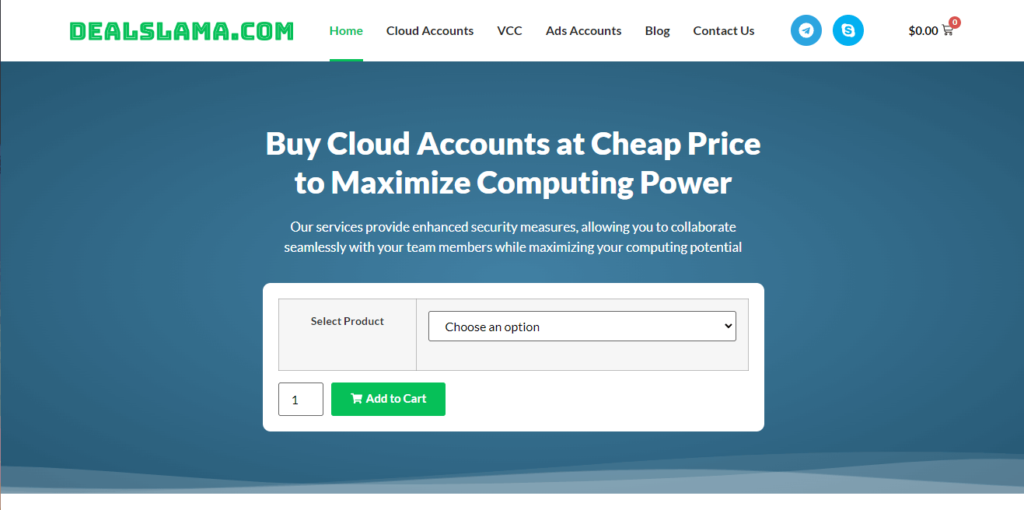 verified cloud account for sale